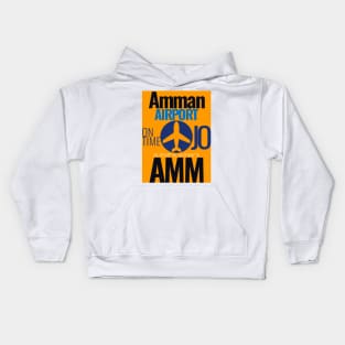 AMM airport code sand Kids Hoodie